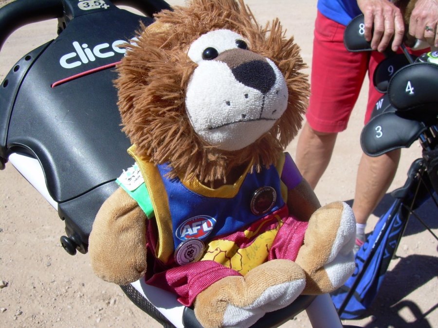 Even the Lions Mascot was at Ceduna