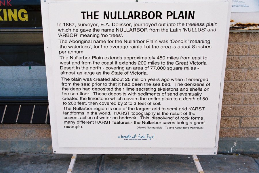 The Nullarbor Plain