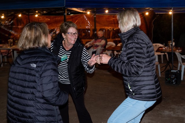 dqancing the night away at coorabie