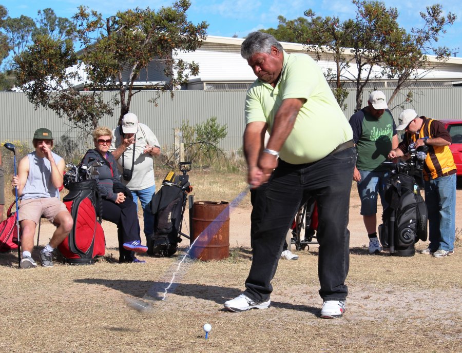 Teeing of at Oyster Beds