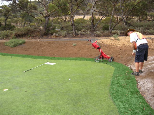 Brian at Madura putting