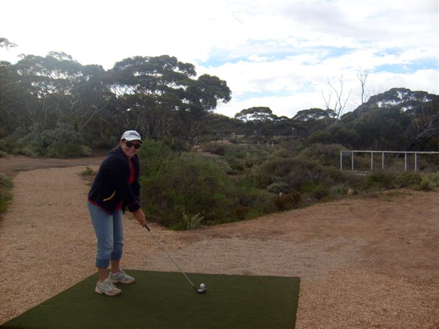 Golfer at Brumby's Run