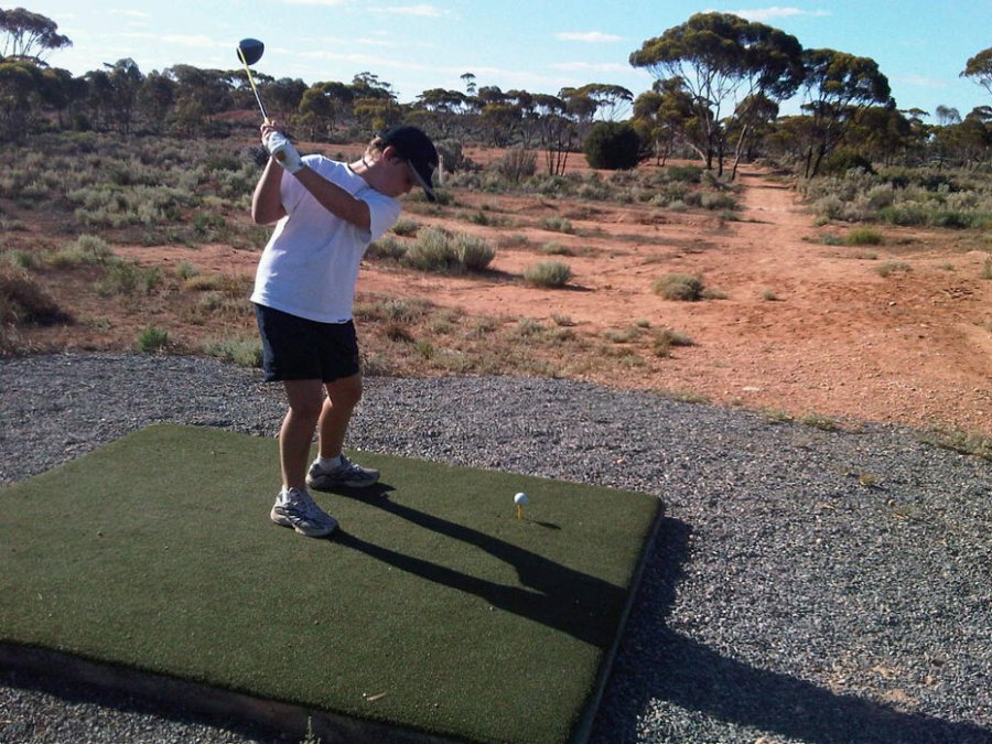 Angus Jones at Balladonia
