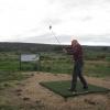 Michael practicing at Mundrabilla hole