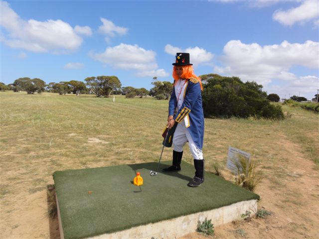 Teeing off
