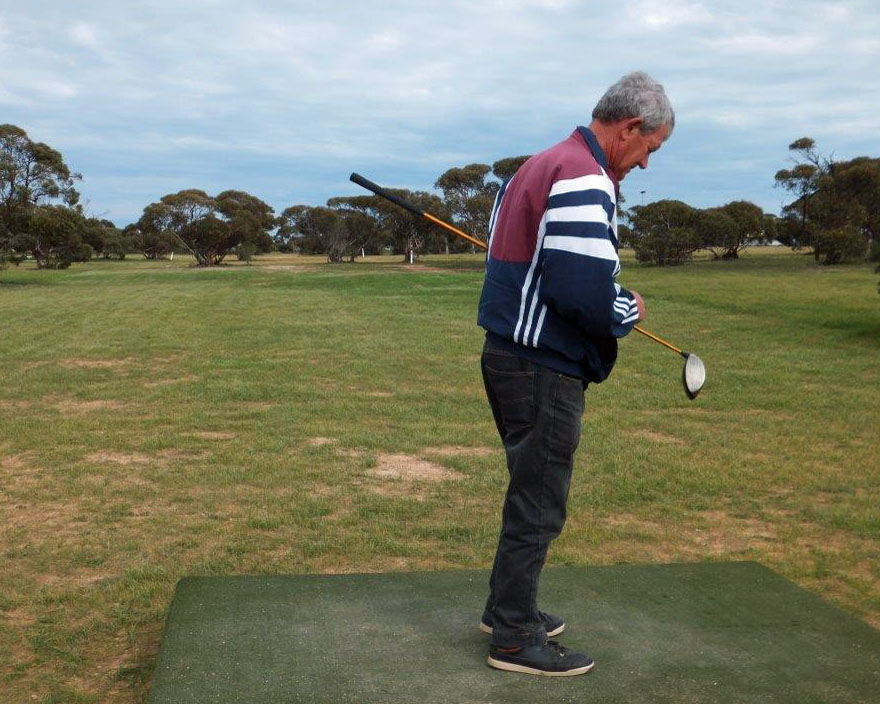 John tees off at Windmills