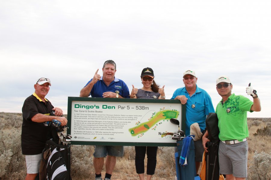 Motley crew at Dingo's Den Nullarbor