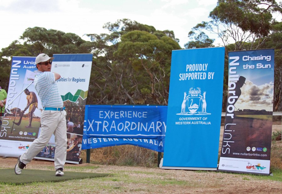 Ha Quan tees off, Hole in one competition at Madura