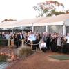 Toasting the Sun set Kalgoorlie dinner