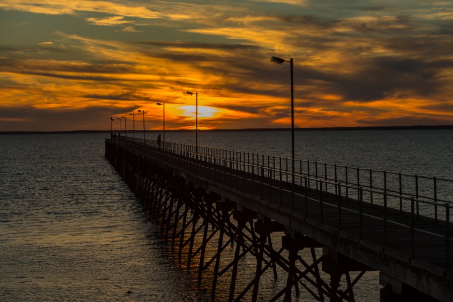 Jetty at Sun set Ceduna
